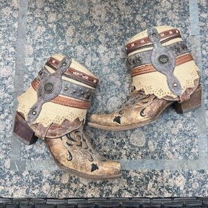 Corral Boho Boots with Removable Shafts